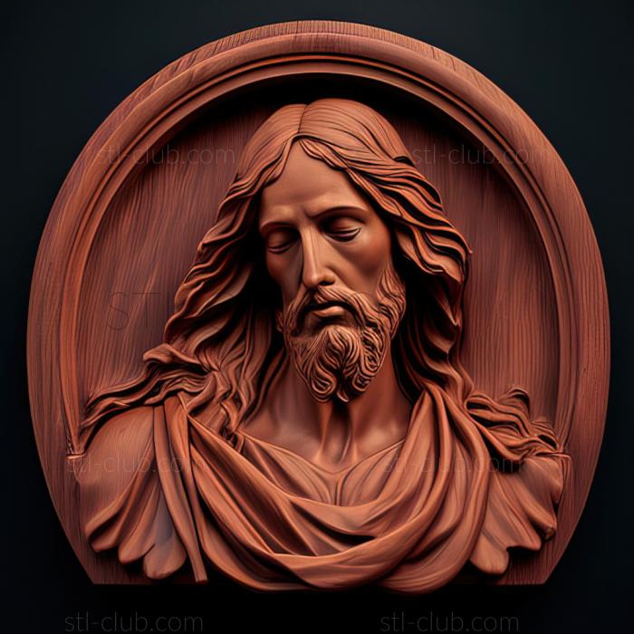 3D model st jesus (STL)